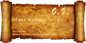 Olasz Vivien névjegykártya